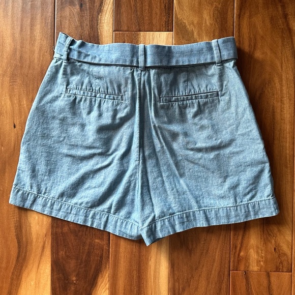 Polo by Ralph Lauren Light Blue Belted High Waist Shorts size 6 - Picture 2 of 4